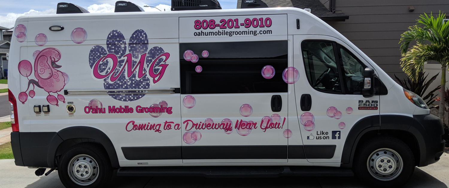 Oahu Mobile Grooming Our Van